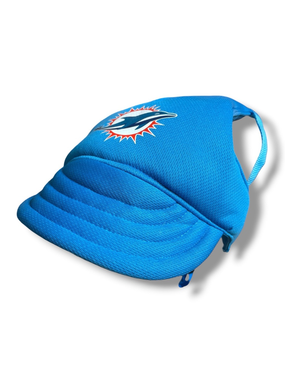 MIAMI DOLPHINS Blue Soft Visor For Dogs Size XXL